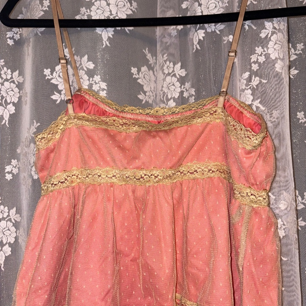 Cider Ruffle Lace Tank - Picture 3 of 5